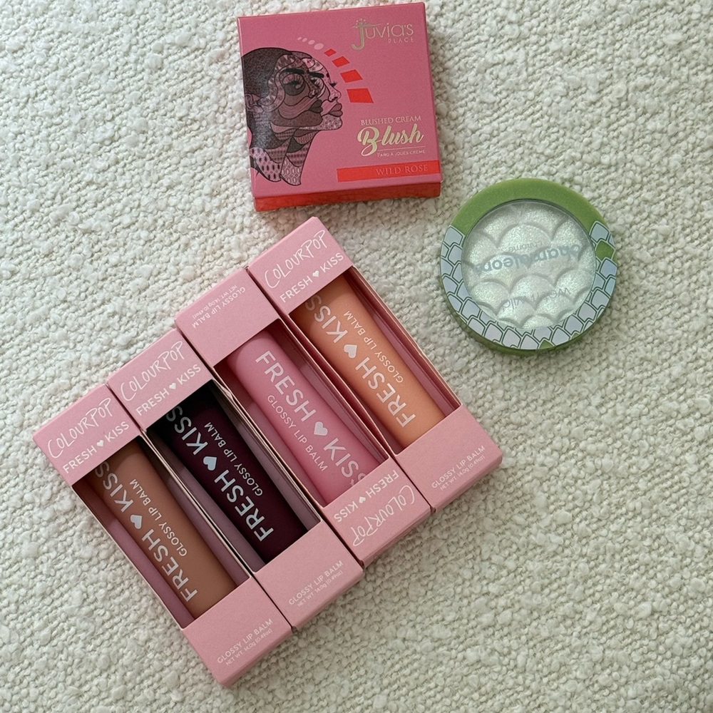 Colourpop Pink and Red Blush Collection